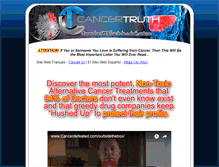 Tablet Screenshot of cancertruth.info